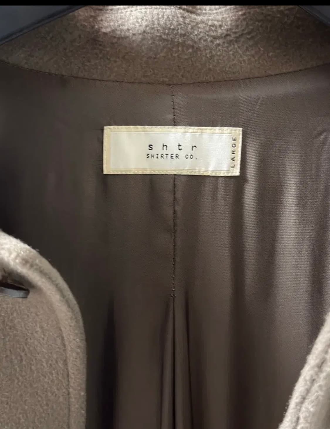 셔터 20FW 벨티드 발마칸 코트 L 상품이미지7