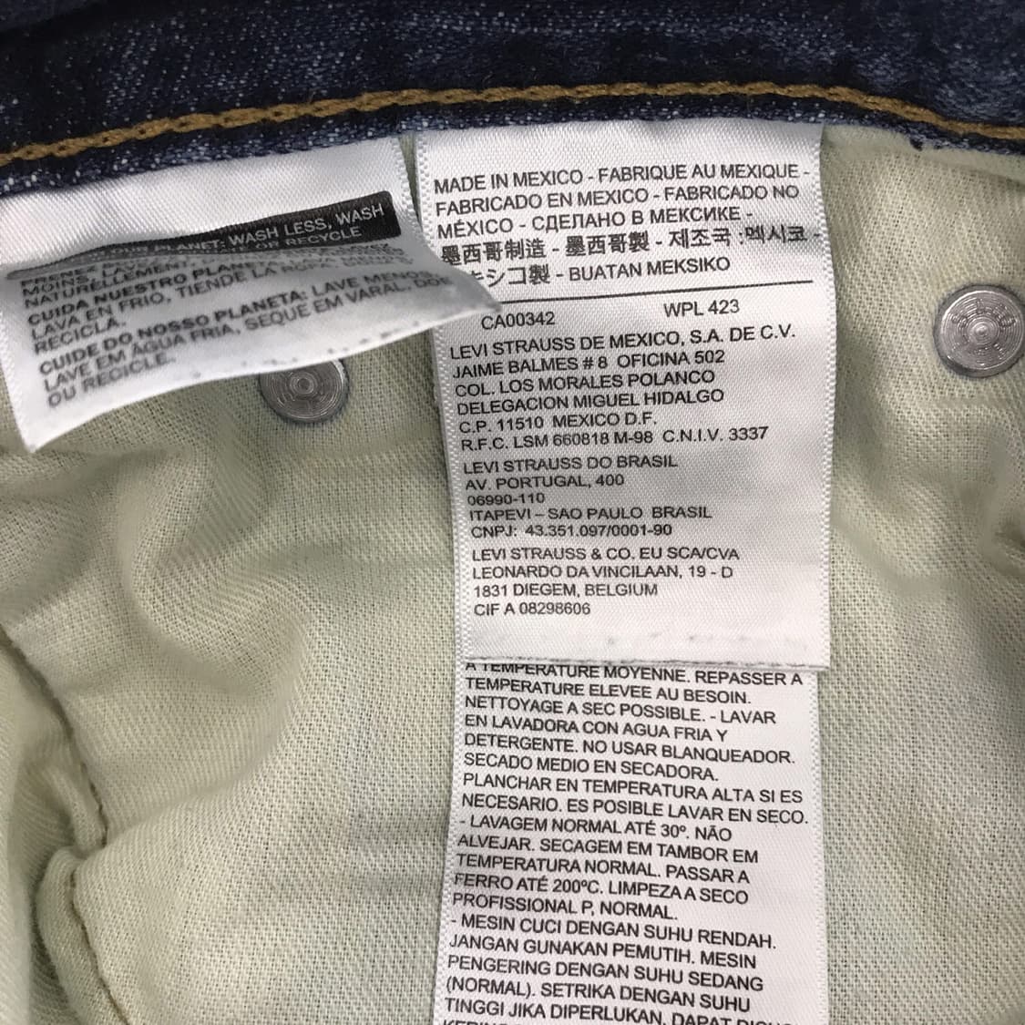 리바이스 514 멕시코 데님 청바지 [32인치] 상품이미지5