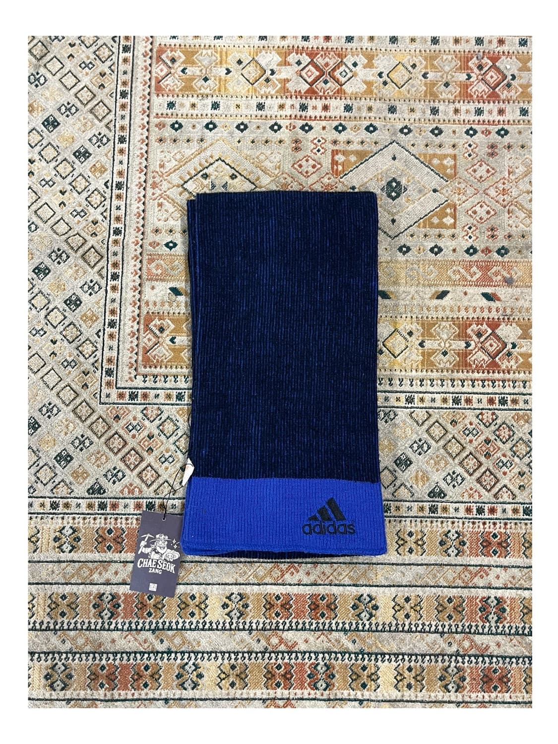 아디다스 배색 머플러 블루 #csz3053 상품이미지1