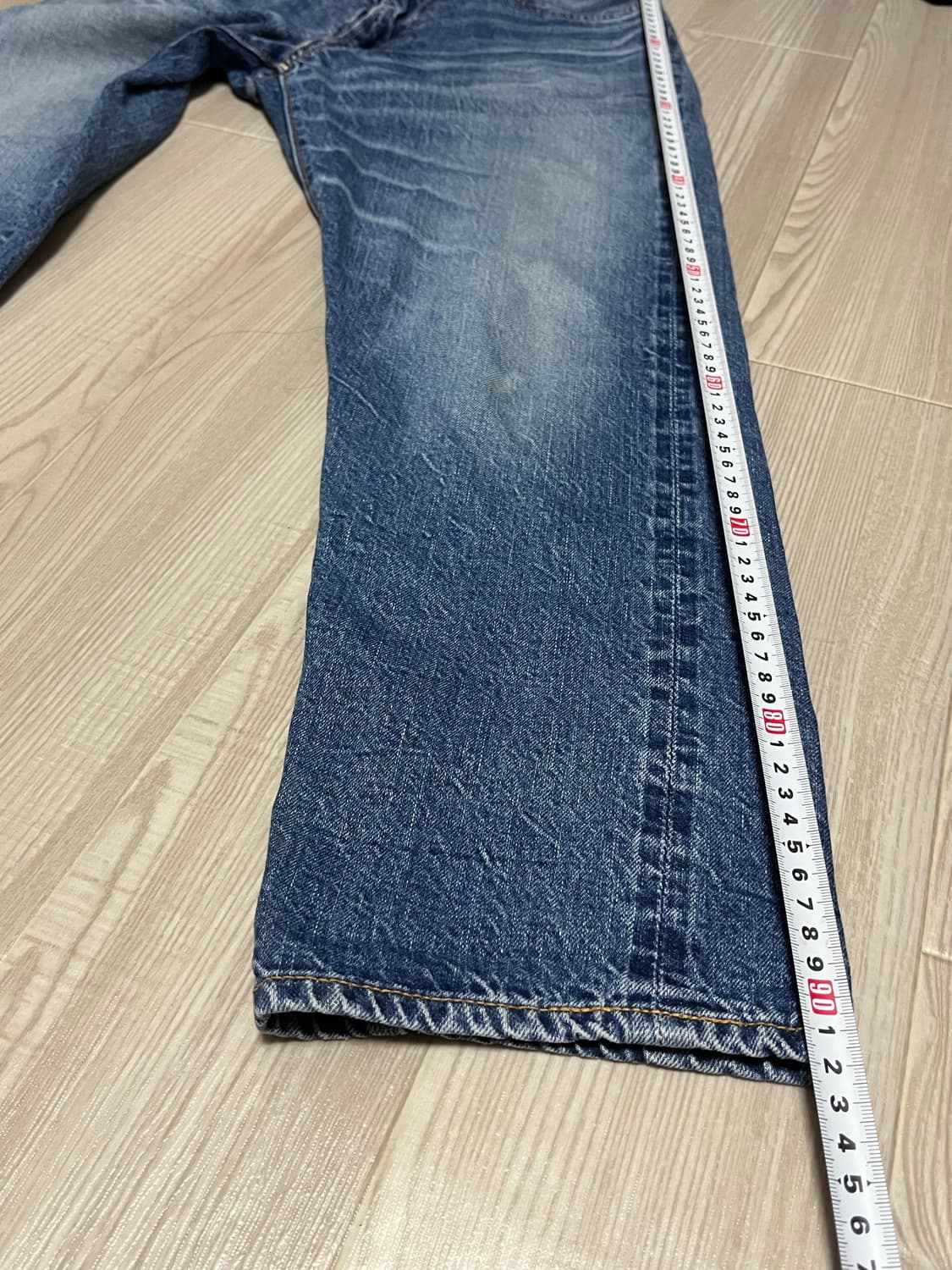 [W31,L29] 웨어하우스 x 빔즈 별주 1105 미디엄워시 상품이미지7