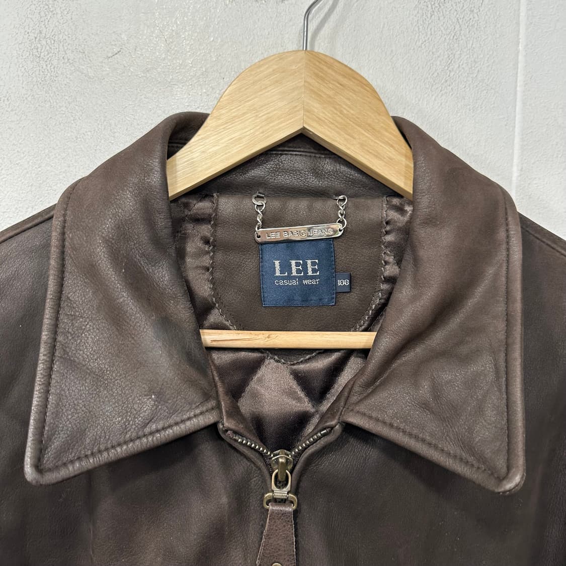 90’s LEE 소가죽 자켓 상품이미지2