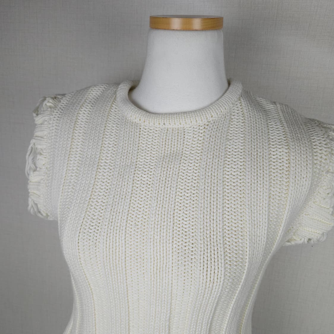 (새상품)자라 크롭 니트조끼 여성55사이즈  상품이미지2