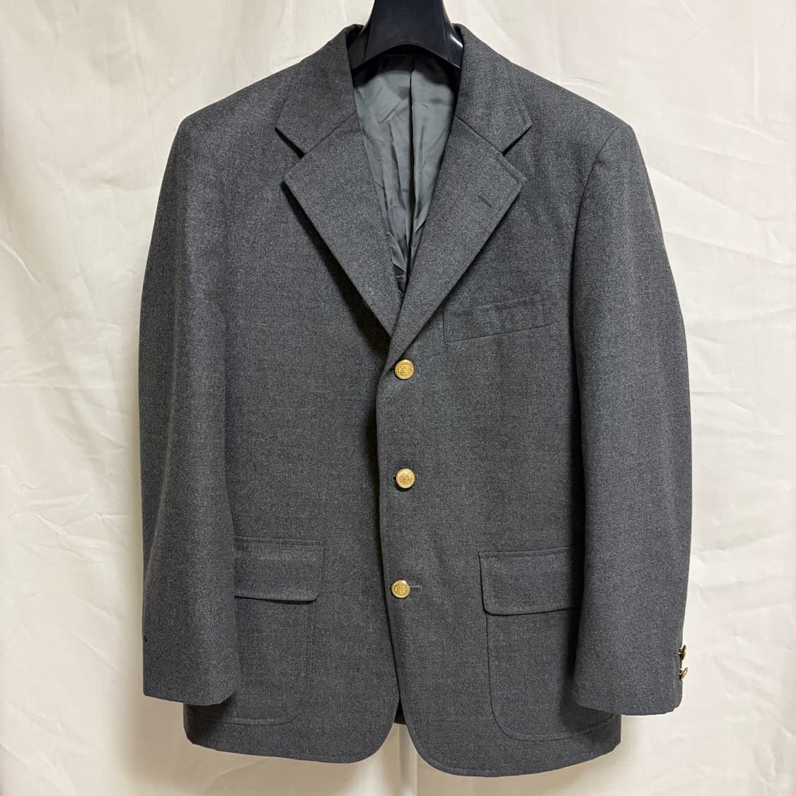 제이프레스 3 roll 2 울 금장 블레이저 / 그레이, L 상품이미지1