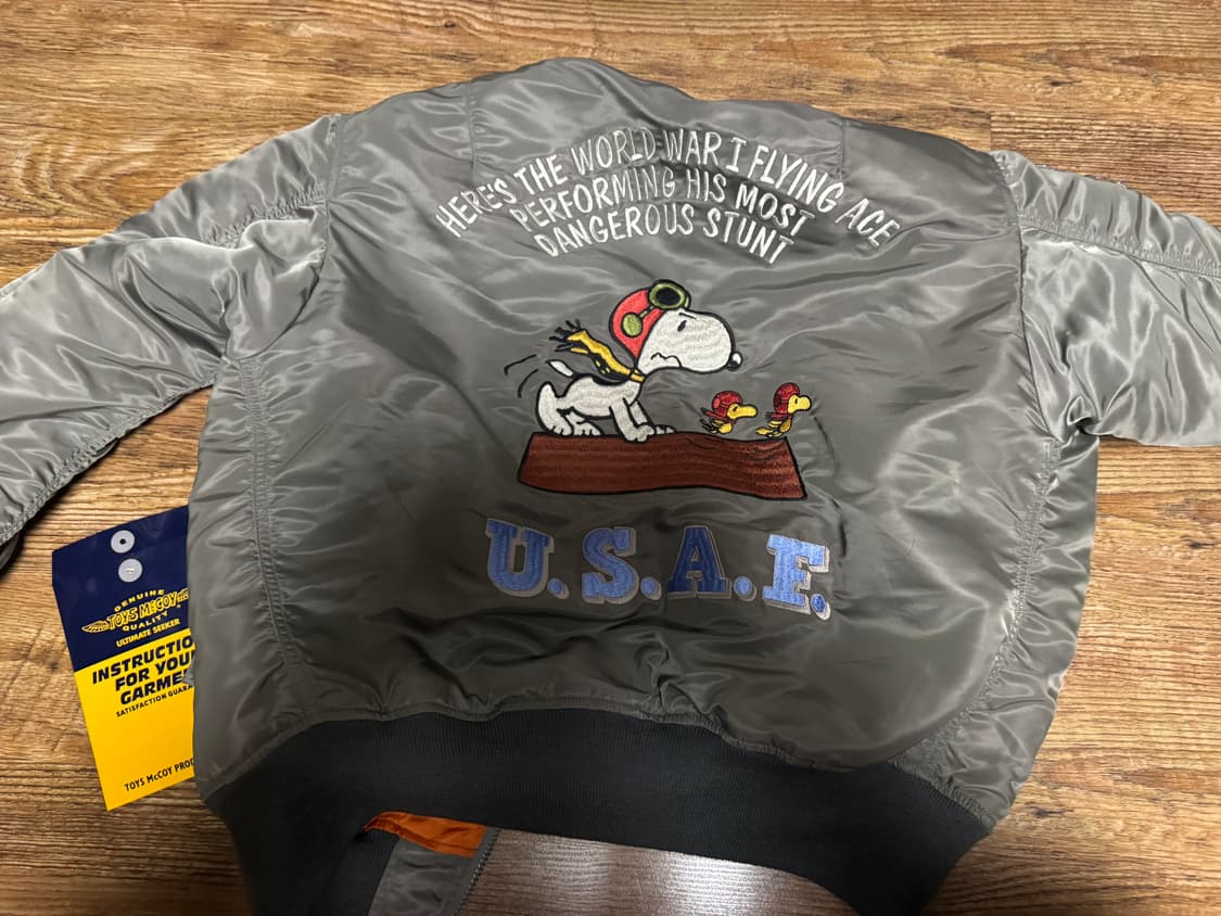 토이즈맥코이 ma-1 스누피 상품이미지2