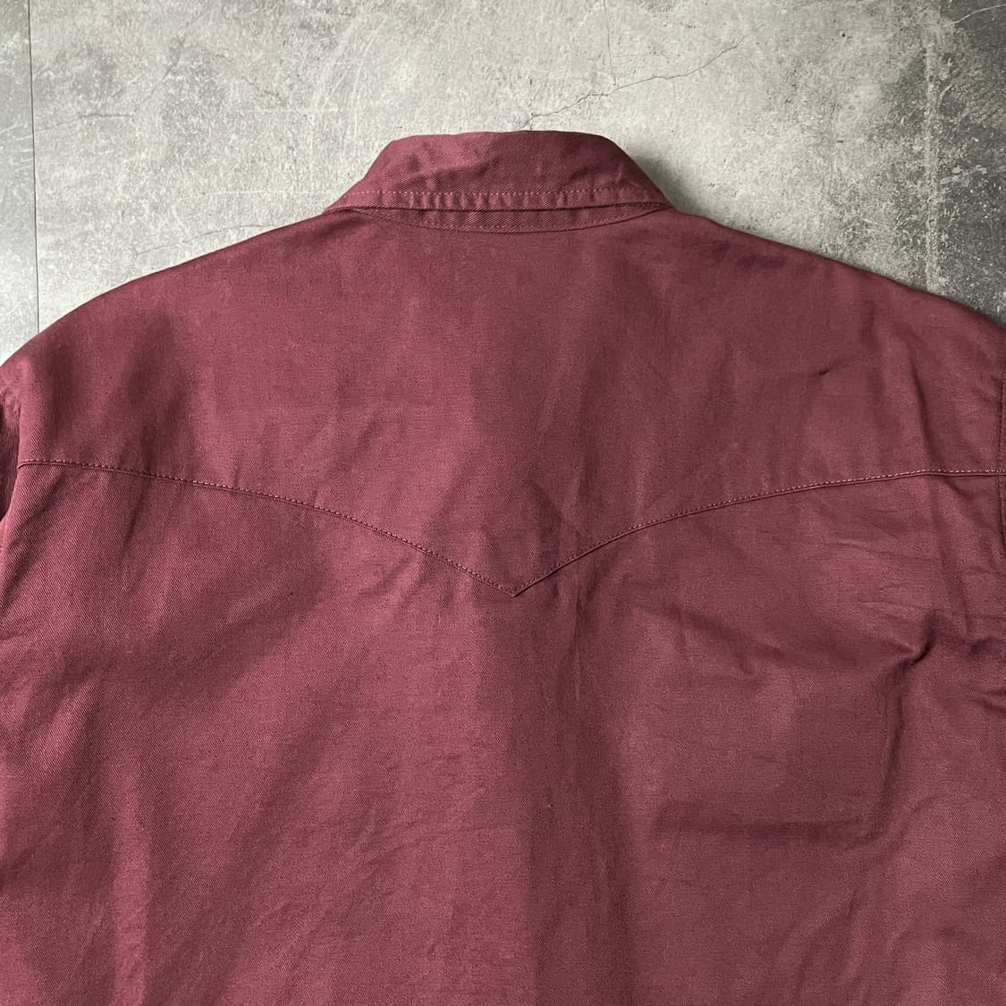 WRANGLER 랭글러 빈티지 와인 코튼 웨스턴셔츠 A00306 상품이미지6