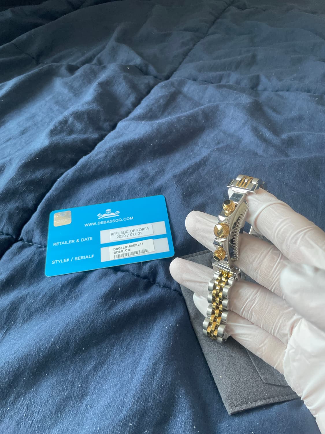 드바스크 콤비 메탈 팔찌 상품이미지3