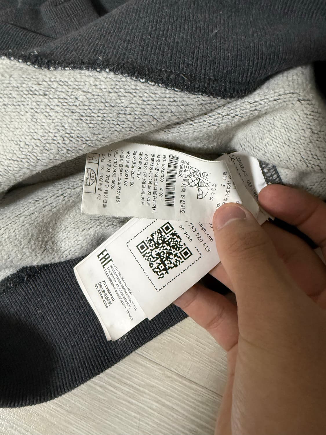 스톤아일랜드 맨투맨 그레이  상품이미지4