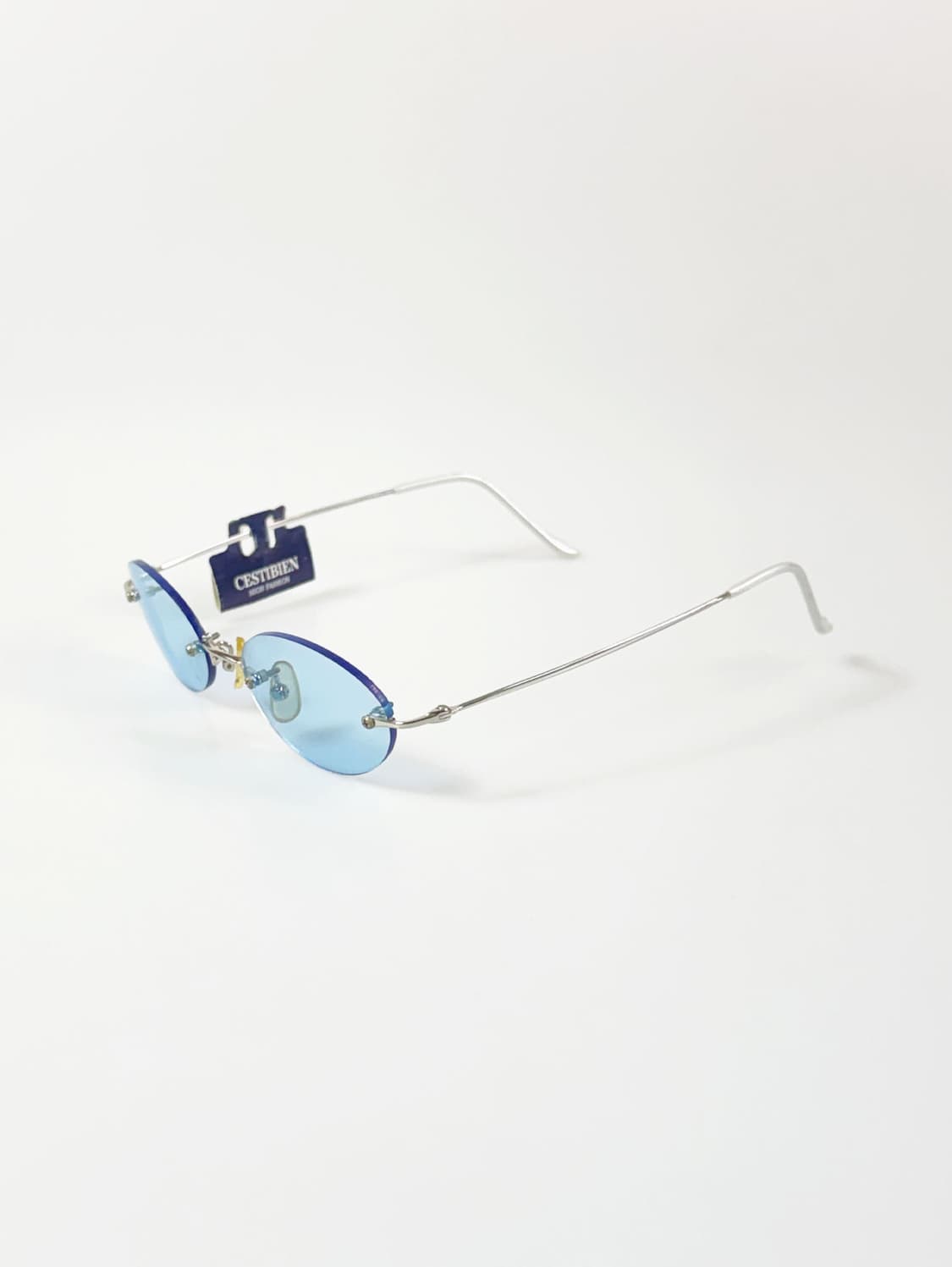 CESTIBIEN 무테 오벌 프레임 빈티지 안경 상품이미지3