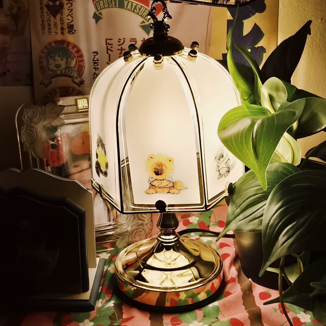 90s 레트로 애니멀 글라스 터치 테이블 램프 상품이미지8