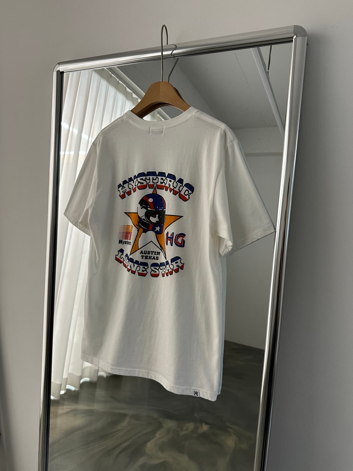 Hysteric Glamour 히스테릭 글래머 론스타 내셔널 프린팅 T 상품이미지2