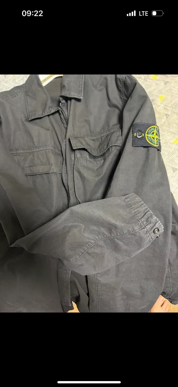 [M] 스톤아일랜드 올드이팩트 오버셔츠 블랙 22ss 114WN 상품이미지1