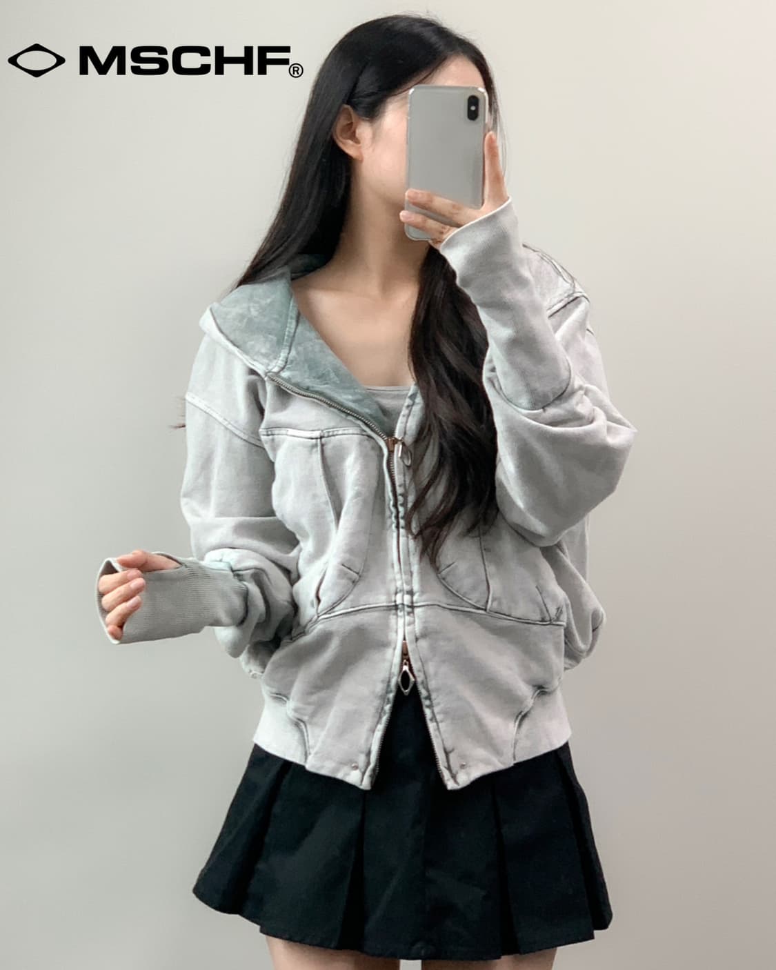 미스치프 후드집업 상품이미지2