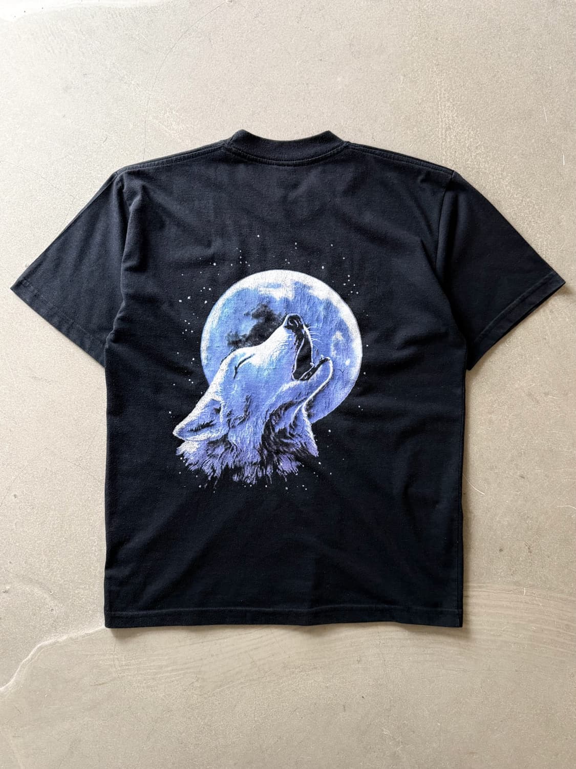 90s Vintage Many Sport Howling Wolf Tee 상품이미지4