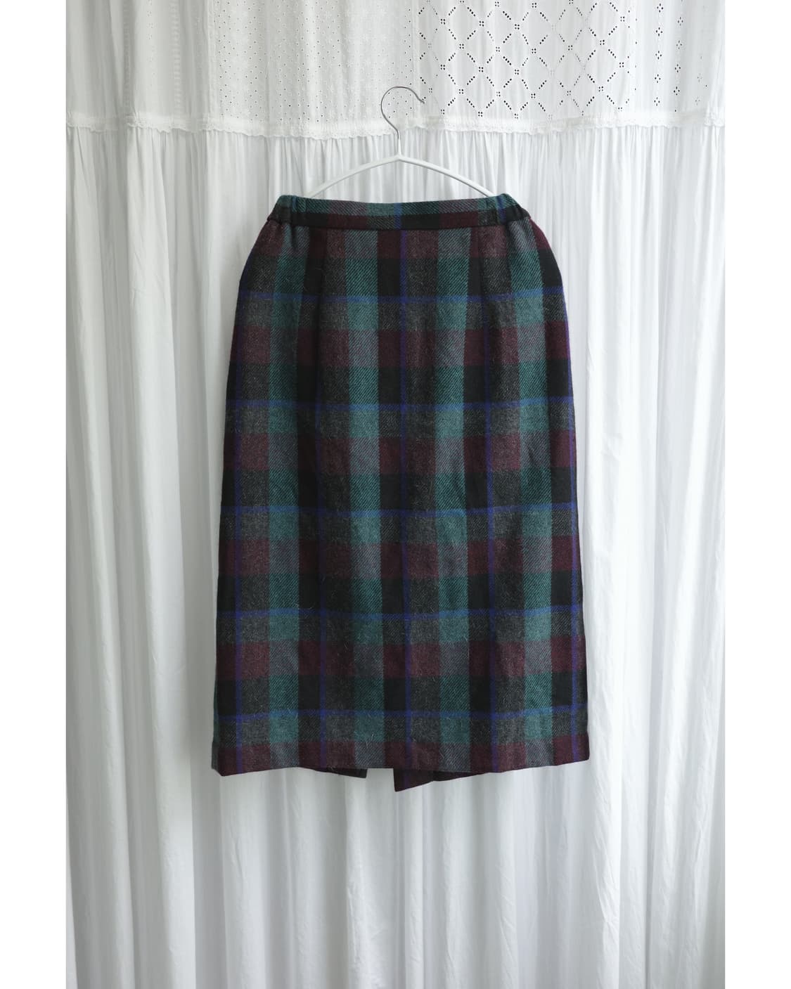 autumn checked skirt 상품이미지1