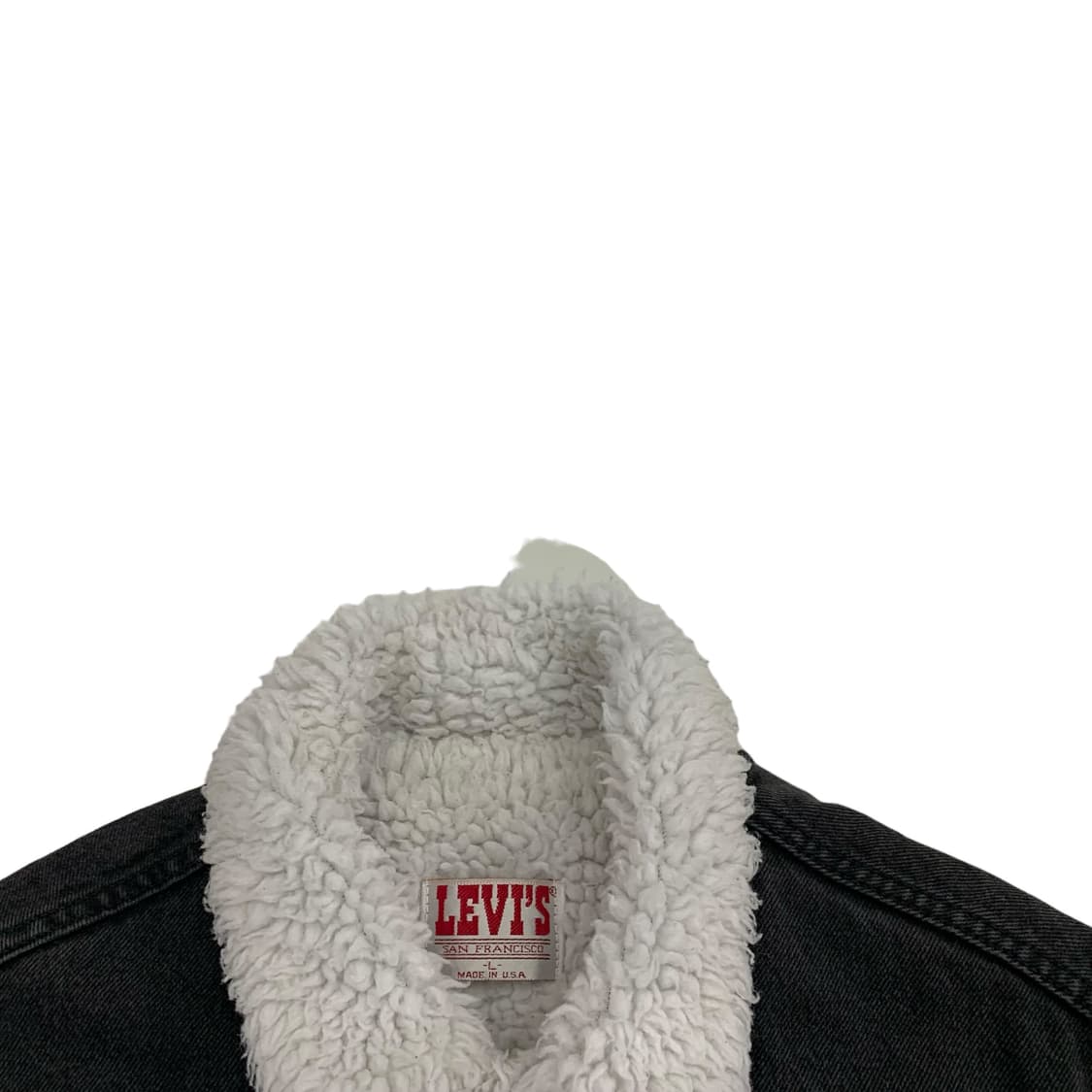 리바이스 USA 흑청 쉐르파 자켓 상품이미지3