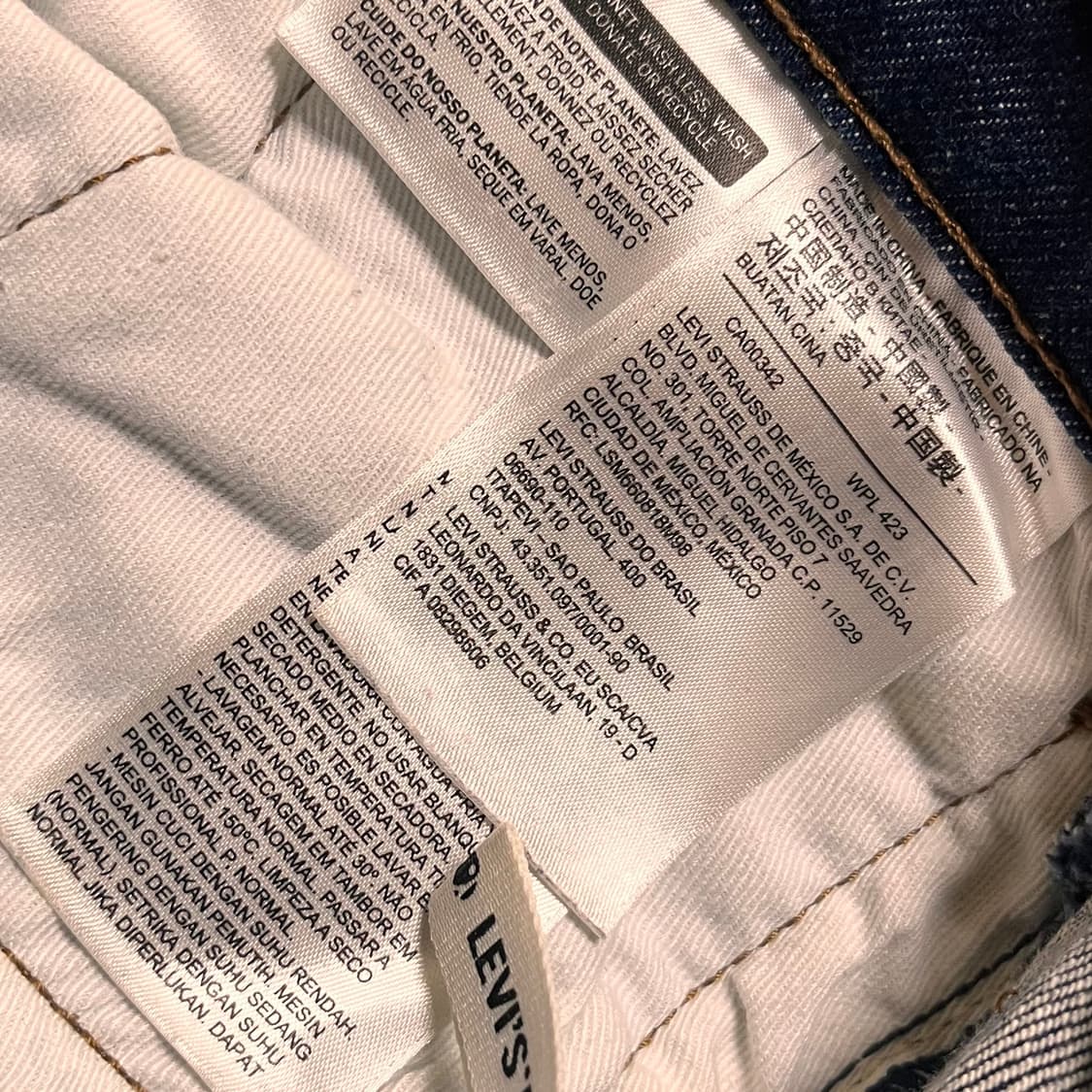 리바이스 LEJ 502 데님팬츠 W30 L30 상품이미지5