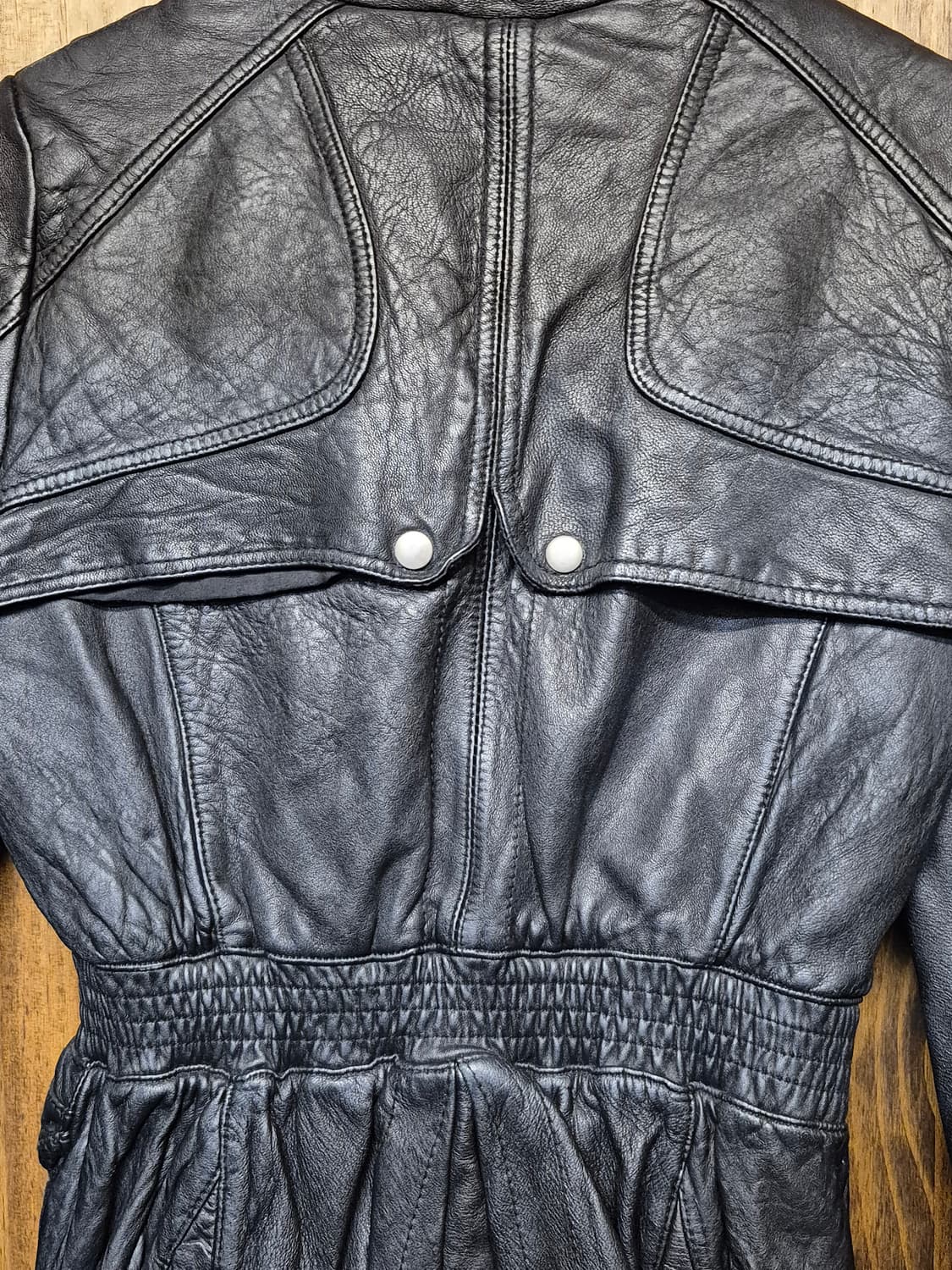 VINTAGE DETAIL LETHER JACKET  상품이미지5