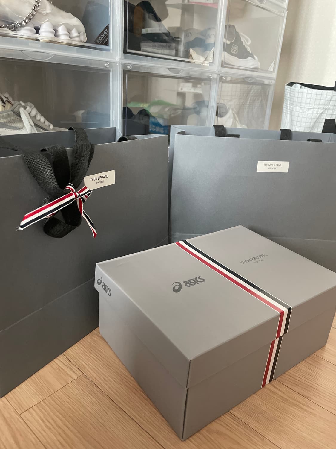 톰브라운 아식스 젤카야노14 블랙 260 상품이미지2