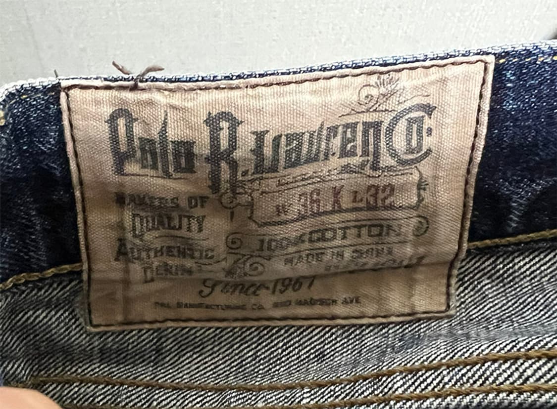 POLO 폴로 남자 청바지 일자핏 겨울 단추형 XXL 36 상품이미지4