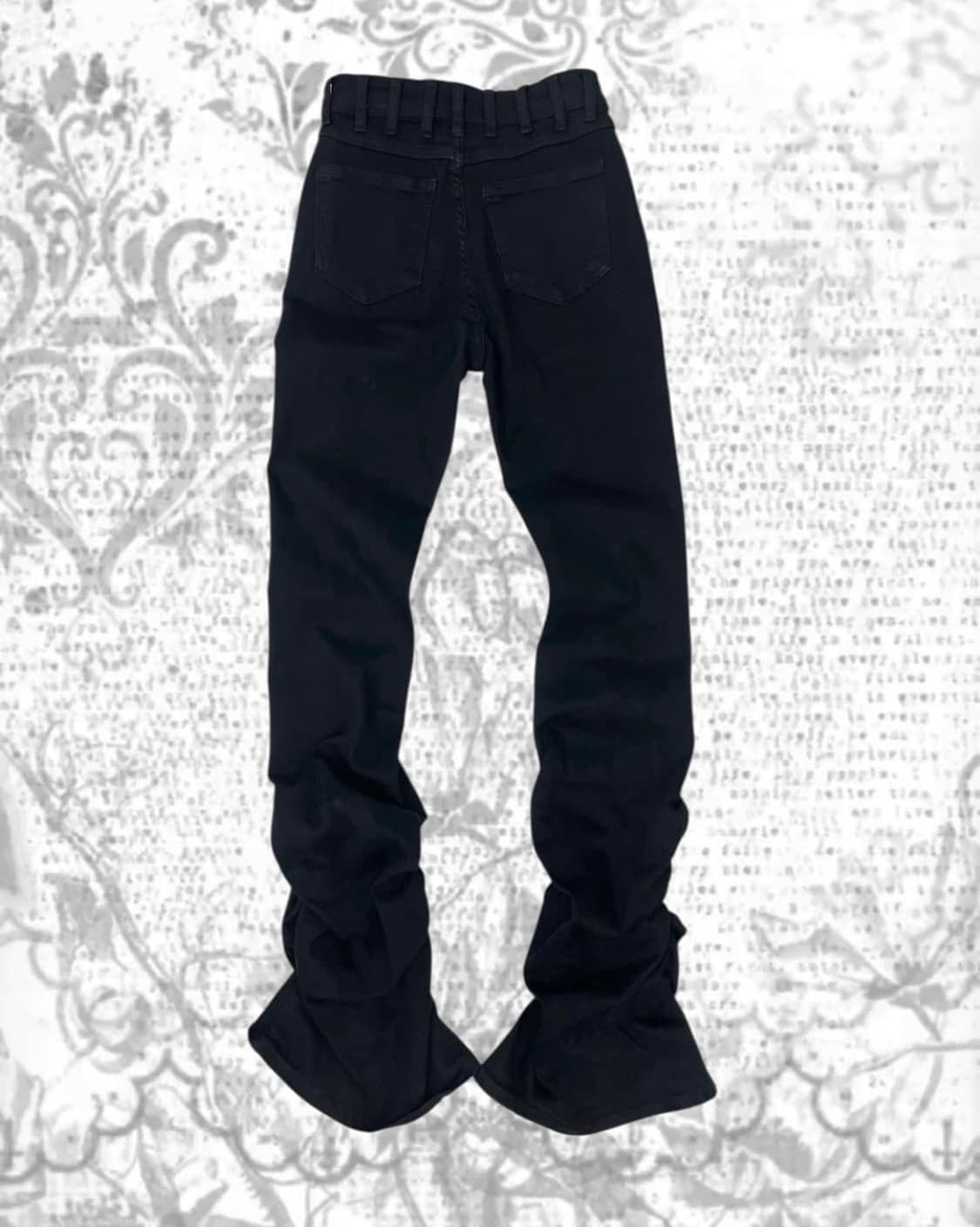 rick owens type stacked denim pants 상품이미지3