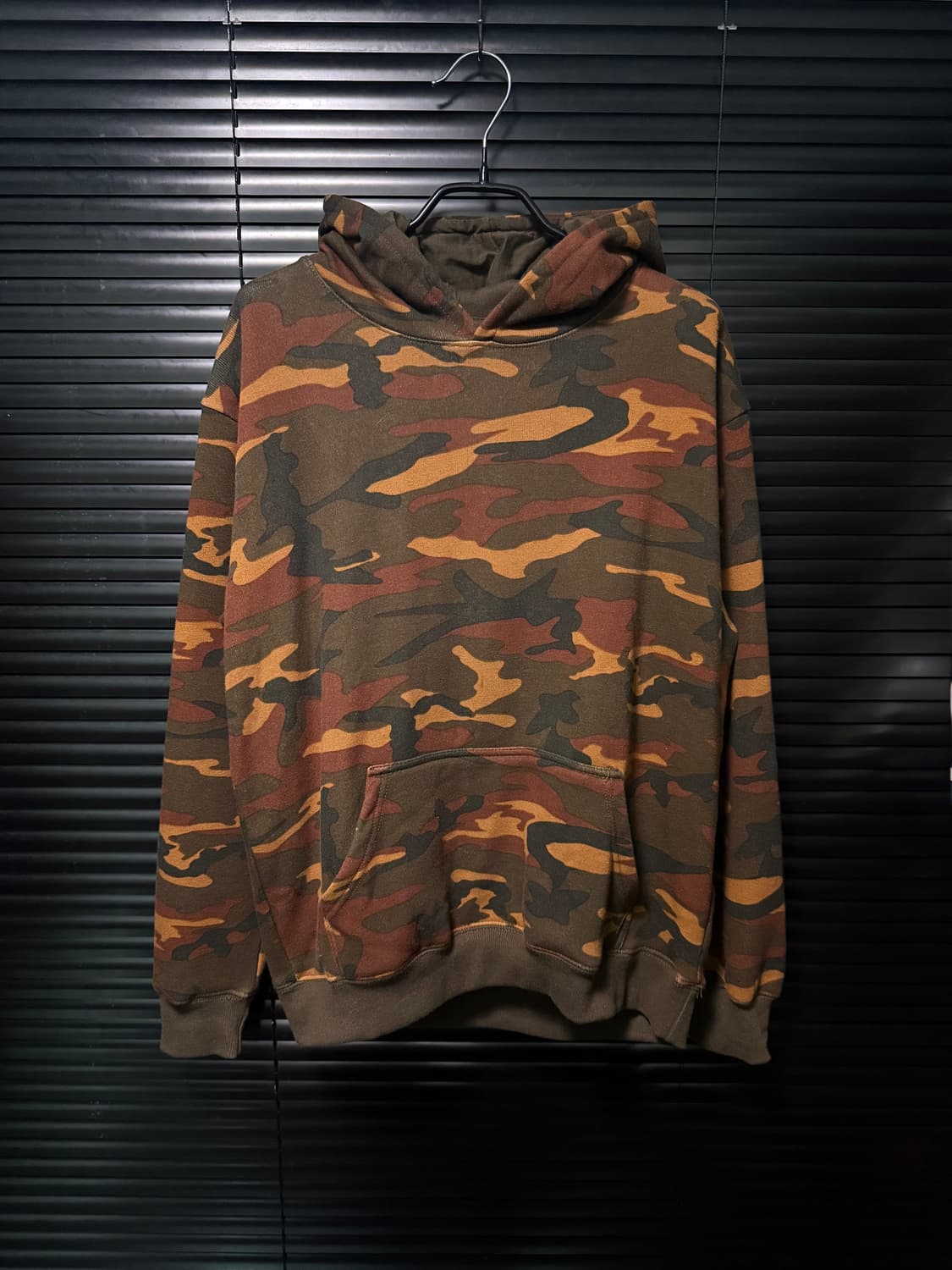 HeyBig 카모 스웻 후드 후디 밀리터리 워크 군인 털 L 100 아메 상품이미지2