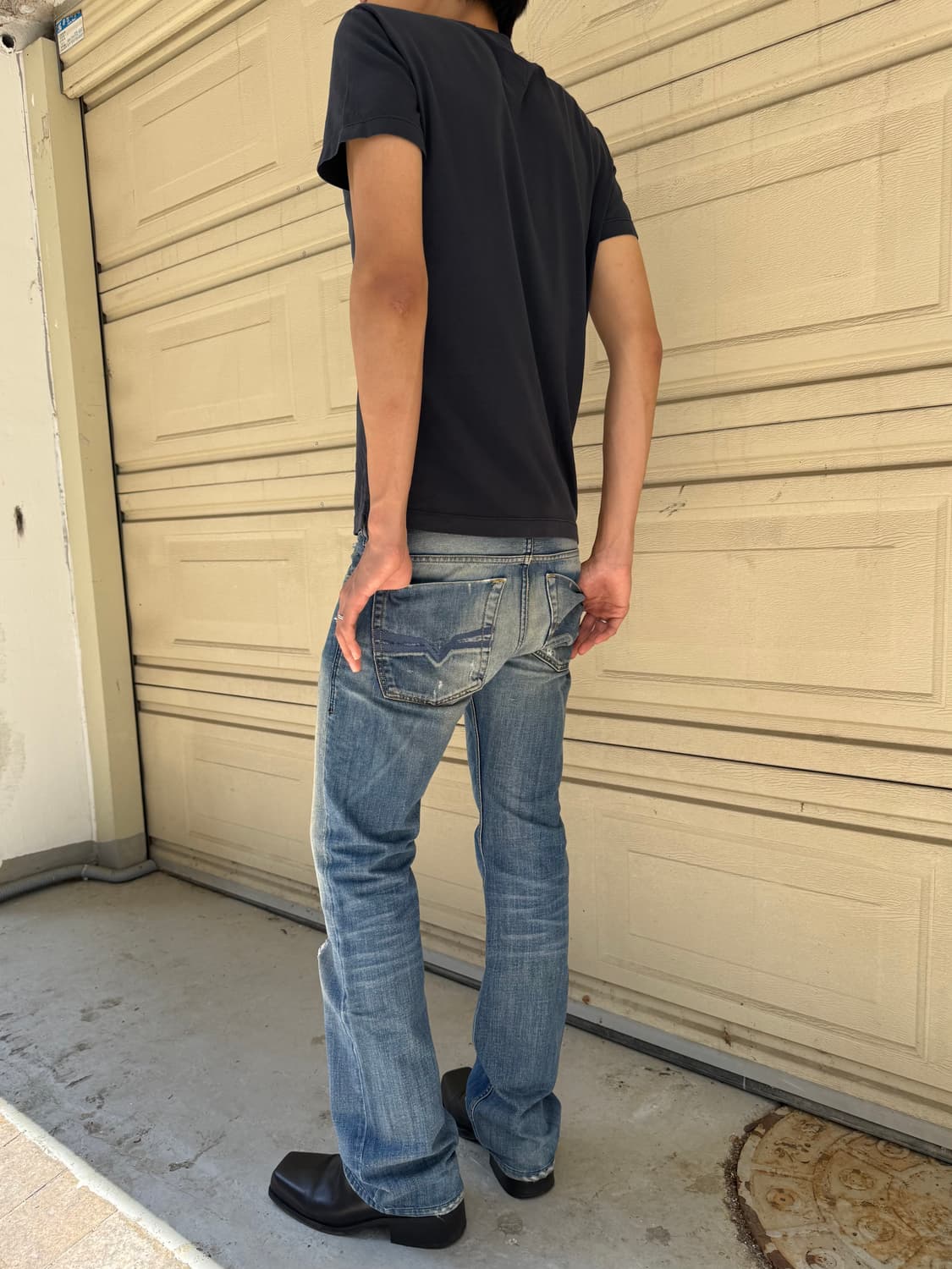 00s Diesel semi boots cut jeans(30) 상품이미지2
