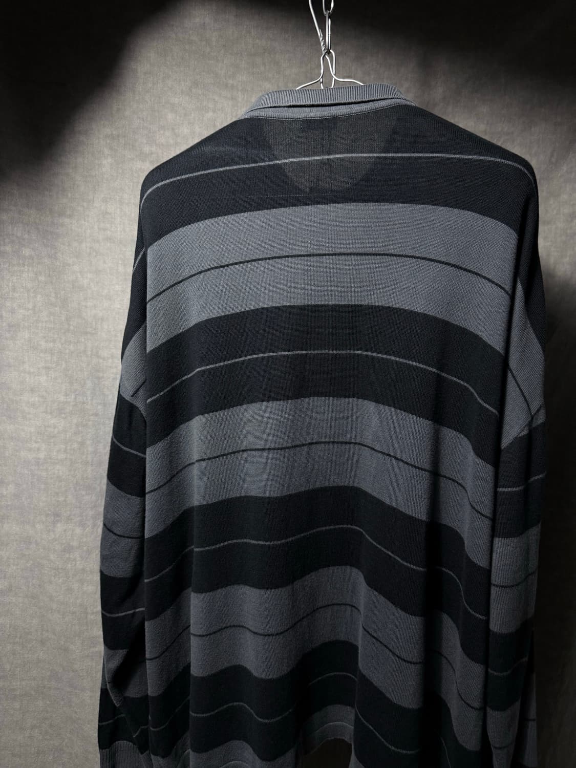 Willy Chavarria Striped Polo Knit 상품이미지6