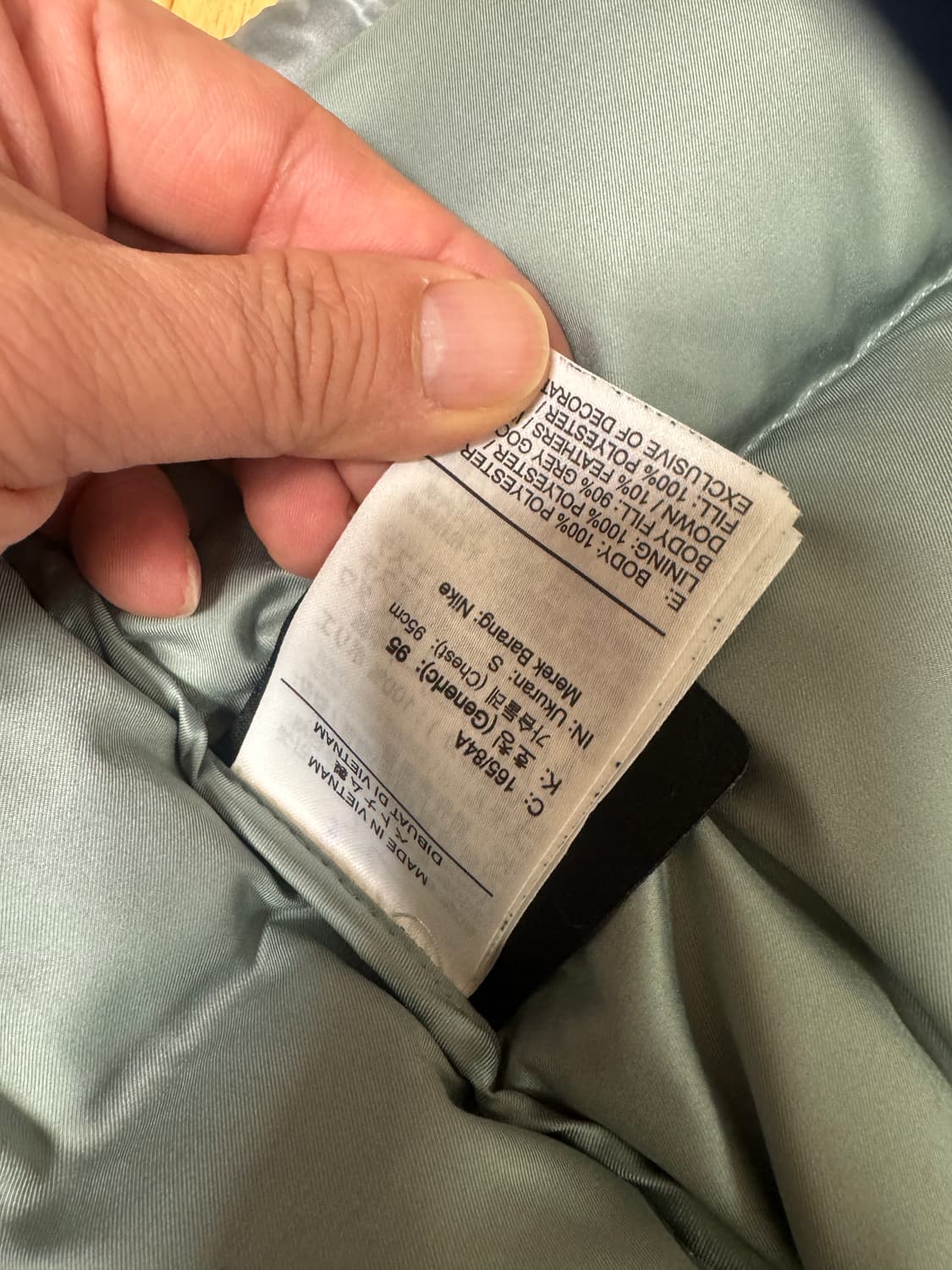 나이키 녹타 패딩 푸퍼 미카 그린 그레이 상품이미지8