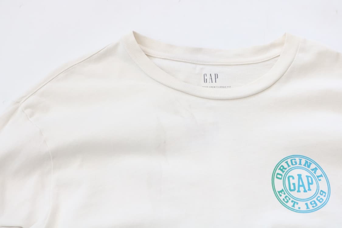 GAP 갭 빈티지 오리지널 EST.1969 그래디언트 로고 롱슬리브 상품이미지7