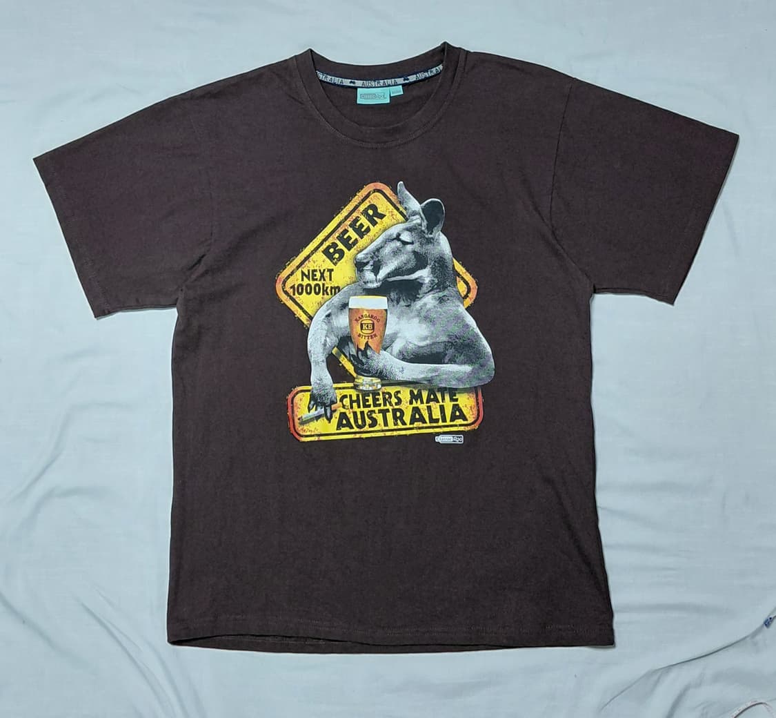 [M] 빈티지 호주 Classic Roo 'Cheers Mate' 반팔티 상품이미지1