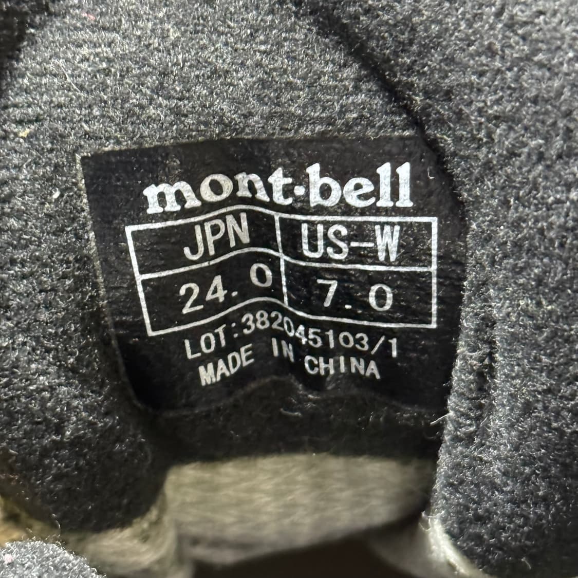 몽벨 고어텍스 등산화 240 상품이미지7