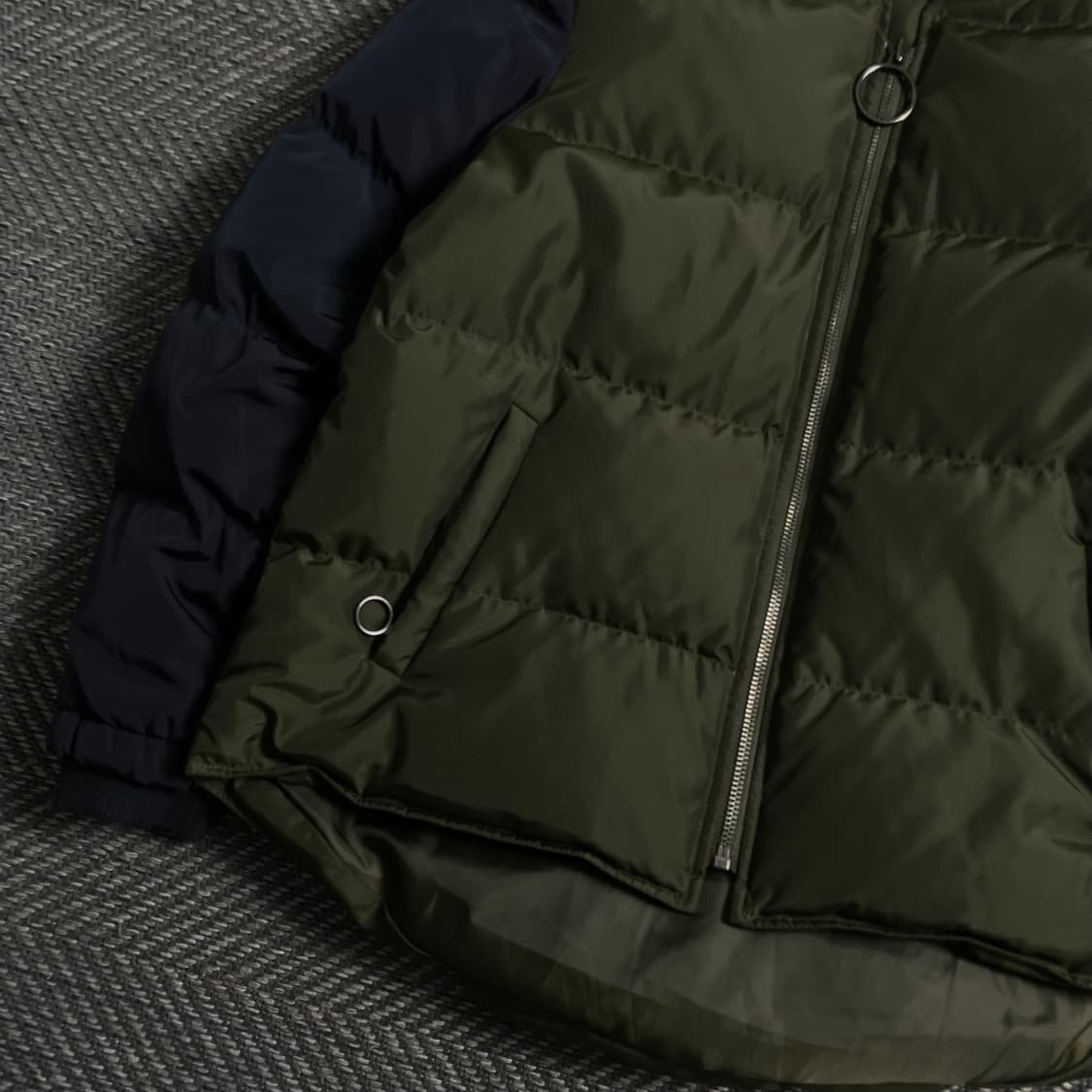 베네통 배색 덕다운 푸퍼 패딩 자켓 y 4740 상품이미지4