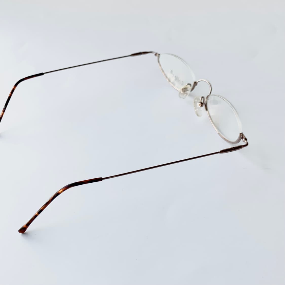 743 데드스탁 언더림 유니크 호피 반무테 라운드 돋보기안경 상품이미지5