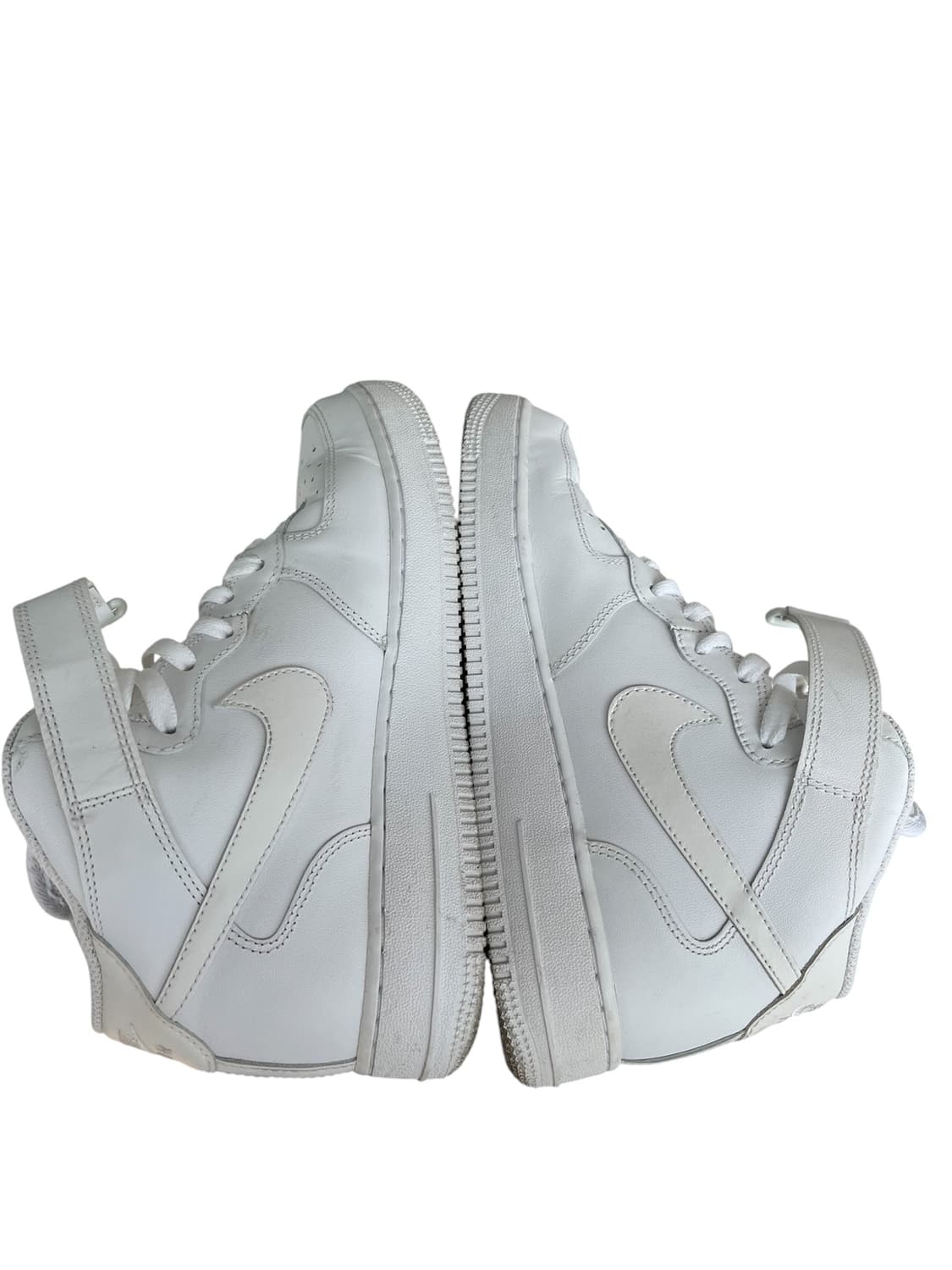 나이키 에어포스1 미드 화이트 백포스 상품이미지5