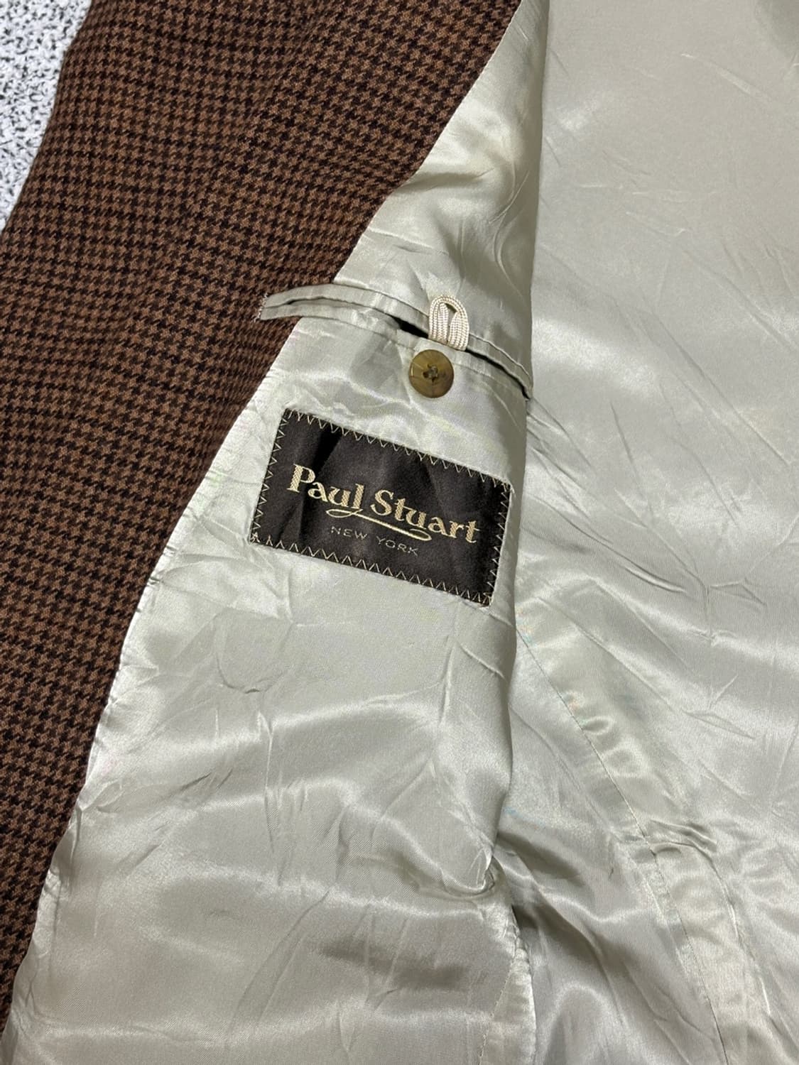 폴 스튜어트 브라운 하운드투스 2버튼 블레이저 자켓 상품이미지5