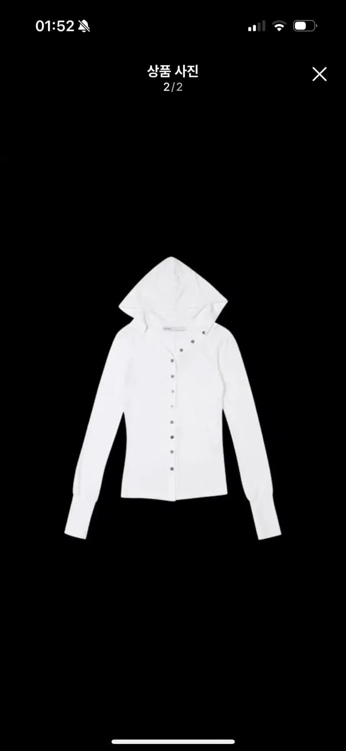 보헤미안서울 후드 가디건 화이트 상품이미지2