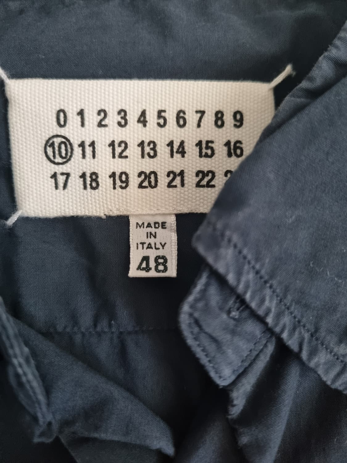 Maison martin margiela dark navy shirt48 상품이미지3