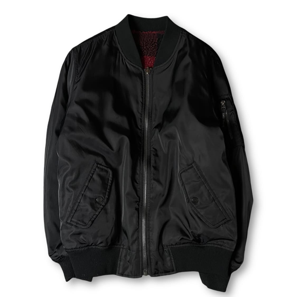 지프 리버시블 사이드포켓 나일론 플리스 자켓 상품이미지1