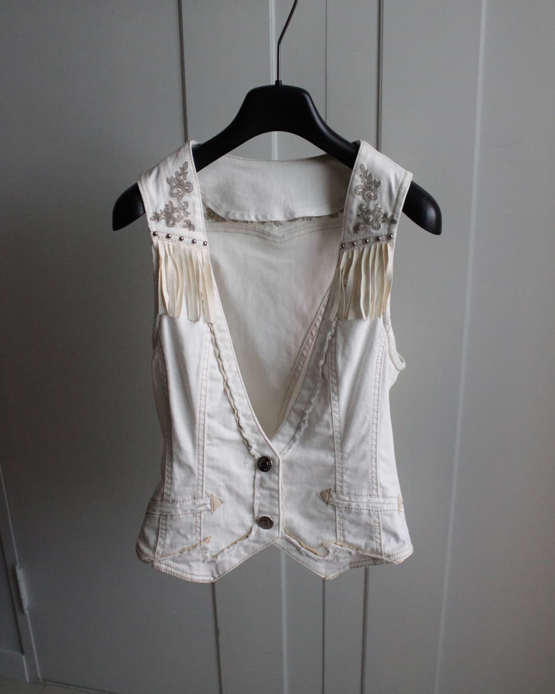 Egoist western fringe vest 상품이미지2
