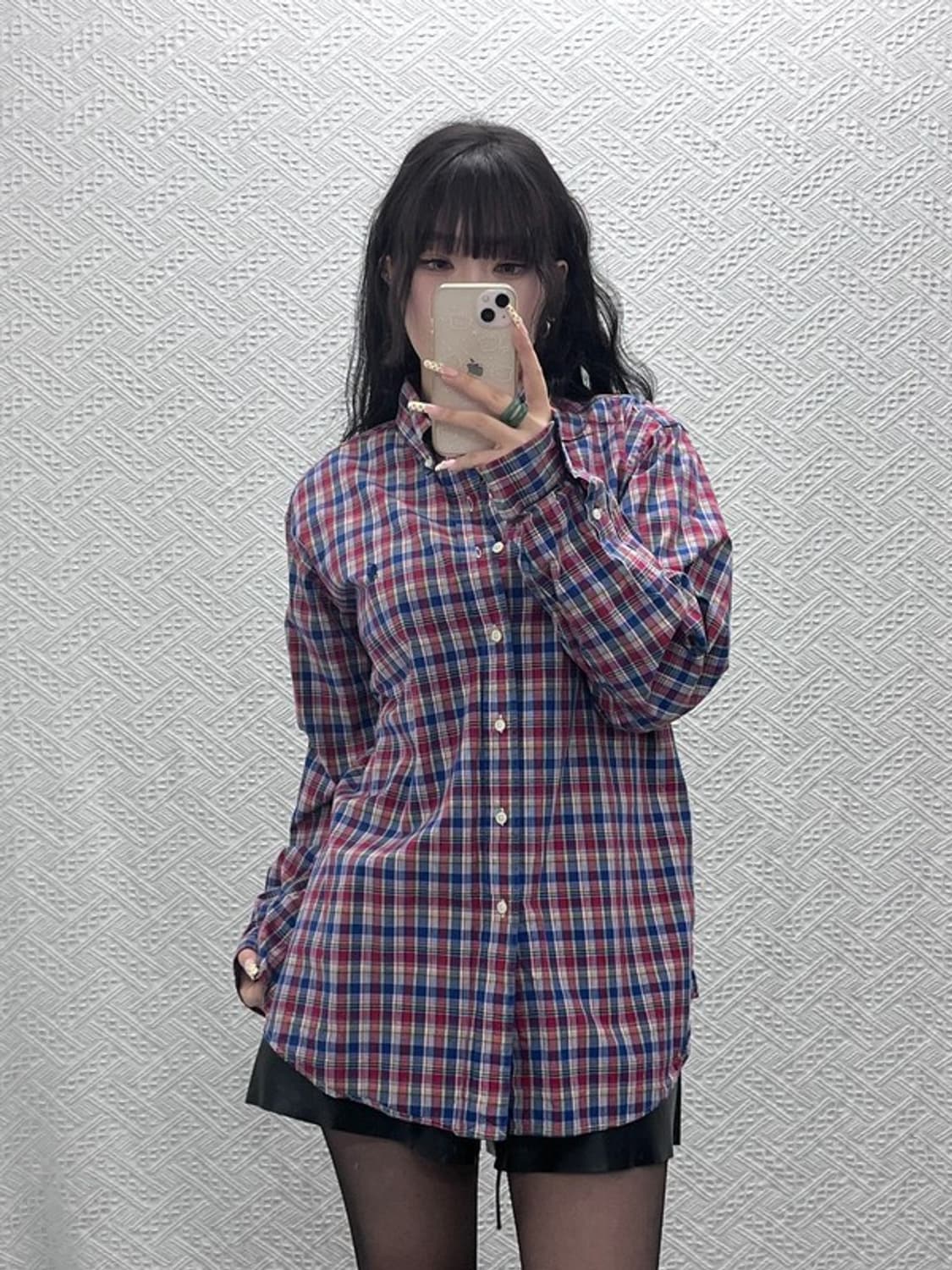 폴로 랄프로렌 빈티지 컨트리 레트로 체크 셔츠 L C09998 상품이미지2