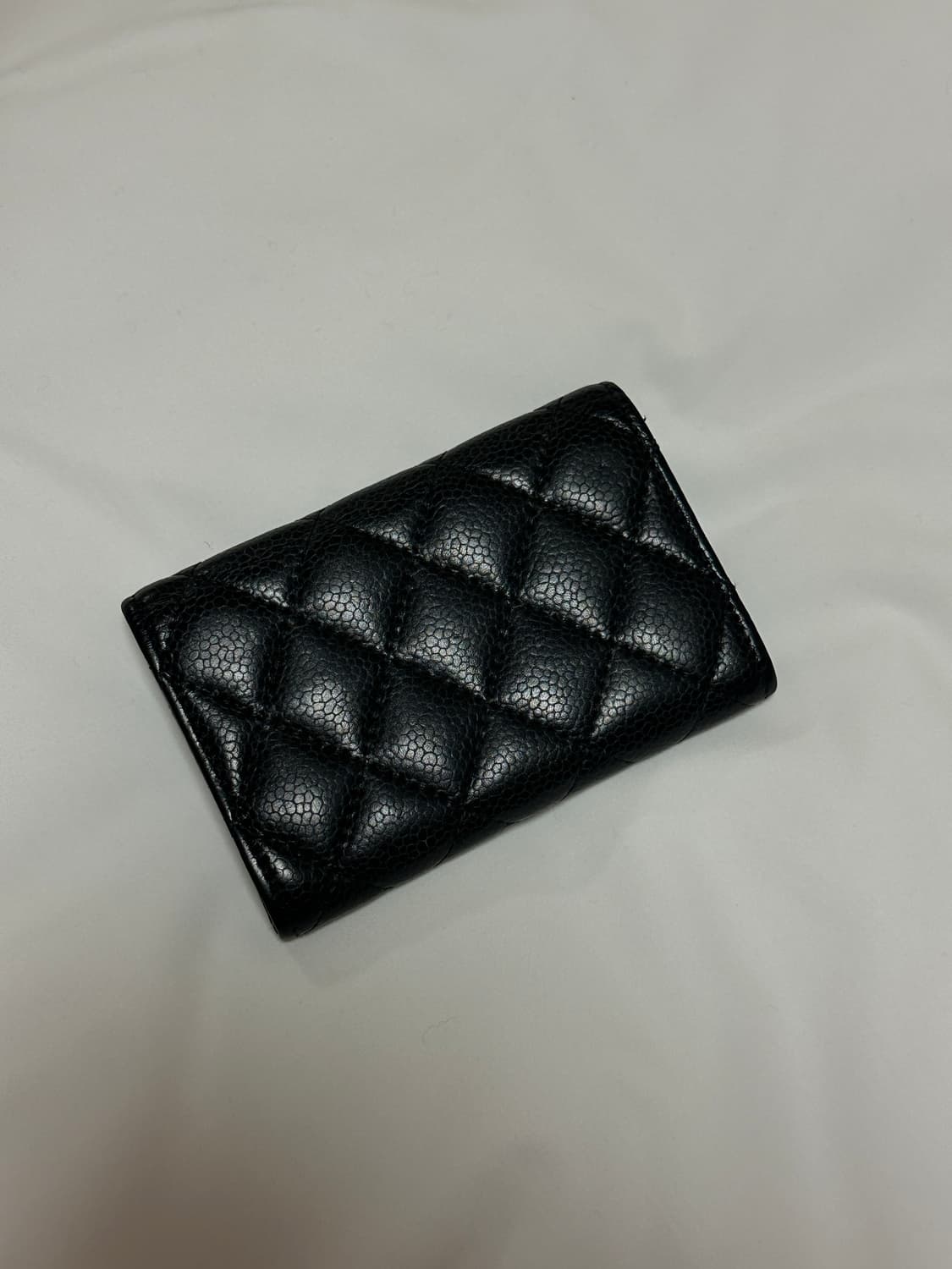 샤넬 캐비어 카드지갑 금장로고 상품이미지3