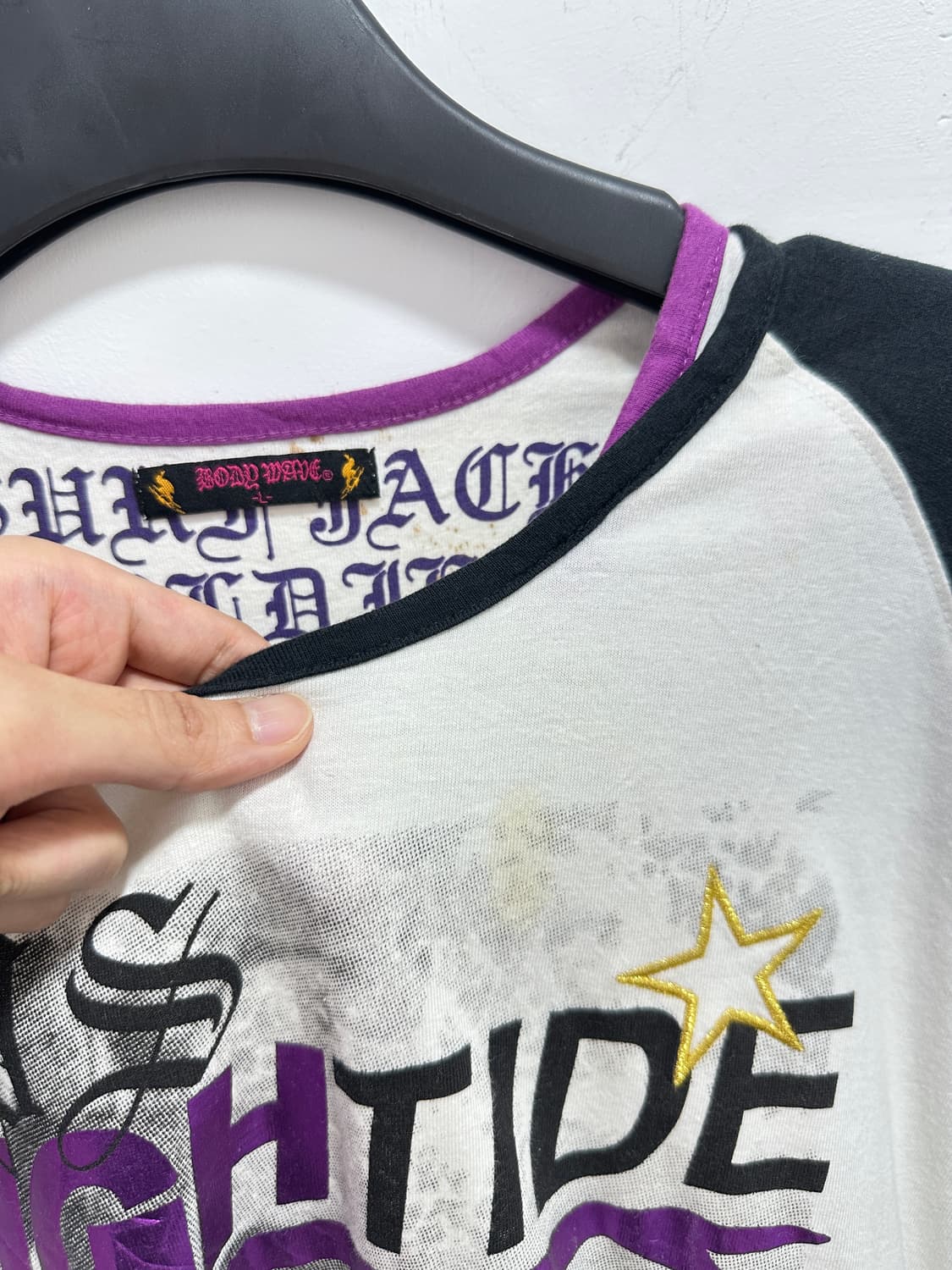 Vintage lettering punk tee 상품이미지3