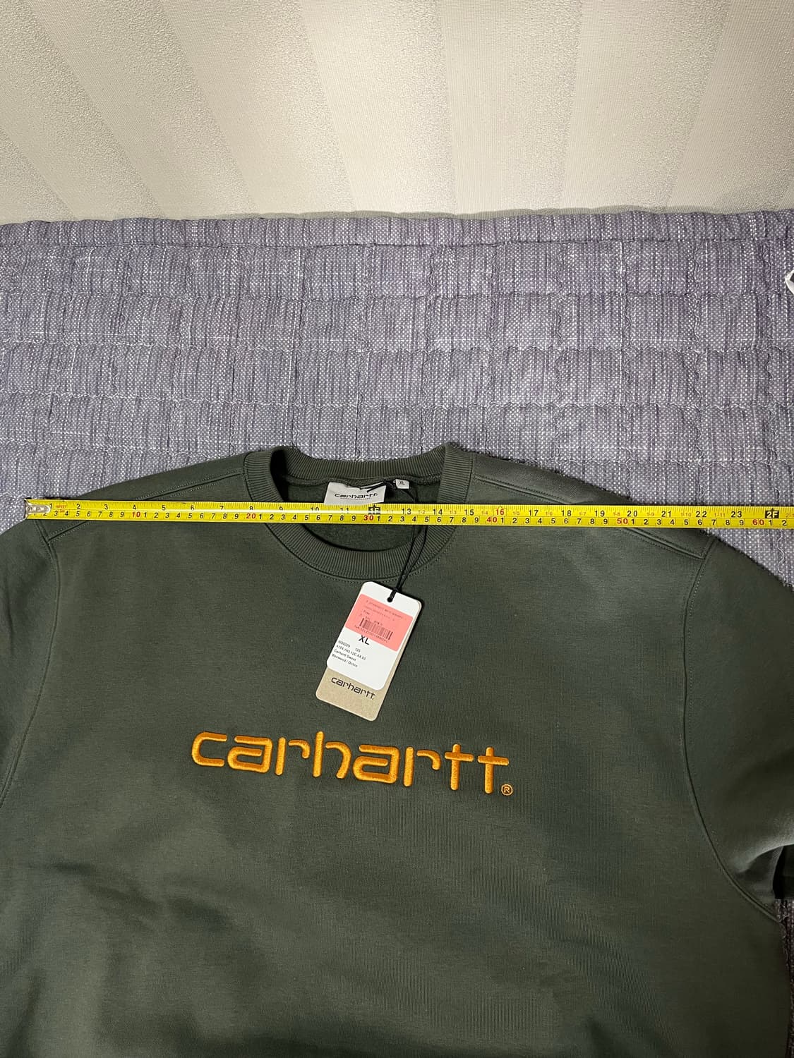 칼하트 wip 카키 맨투맨 XL (새상품) 상품이미지7