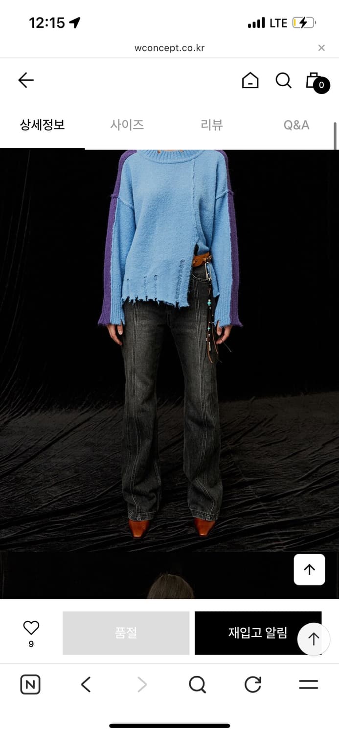 데비어퍼 부츠컷 데님 팬츠 상품이미지3