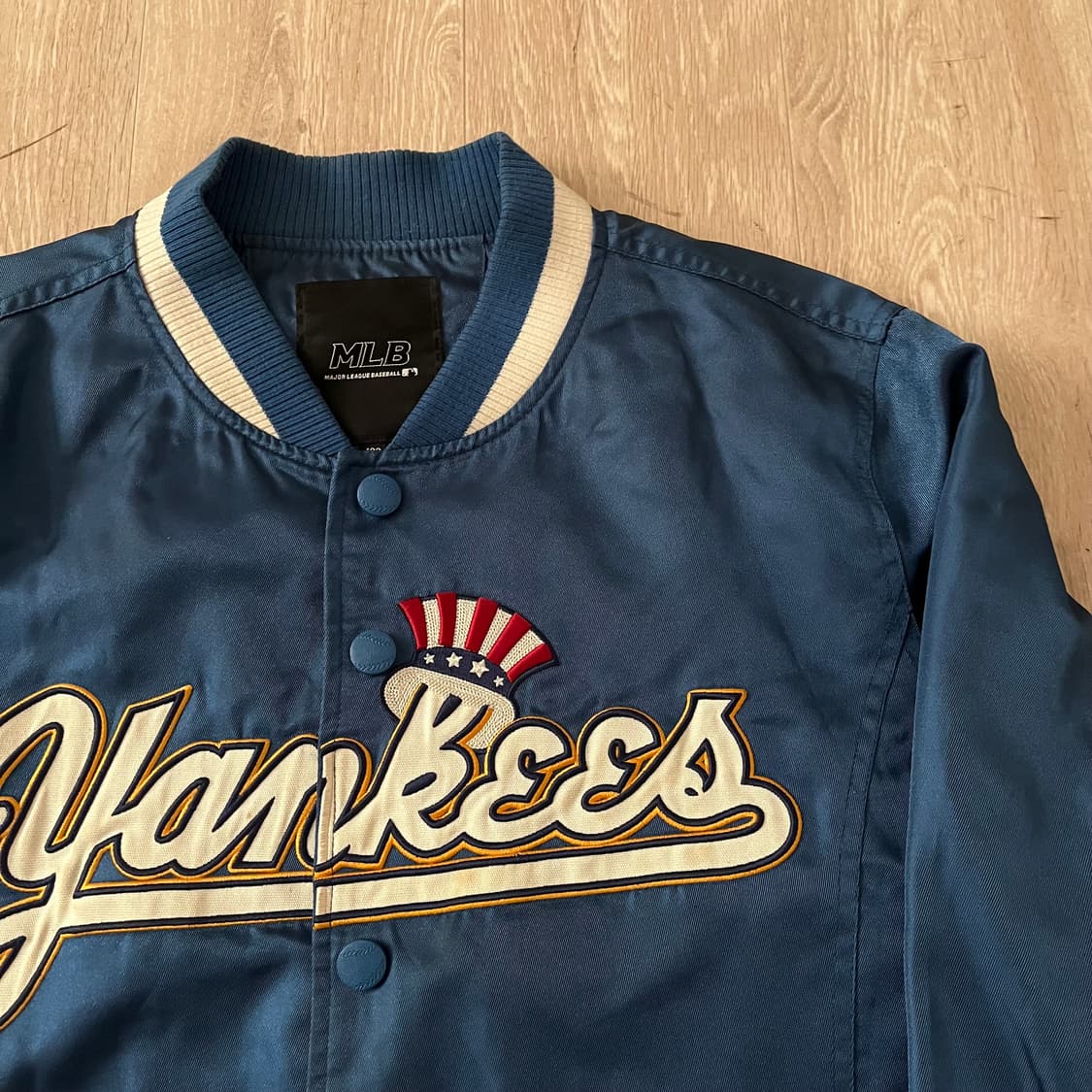 MLB 뉴욕 양키스 빅로고 바시티 베이스볼 스타디움 자켓 상품이미지4
