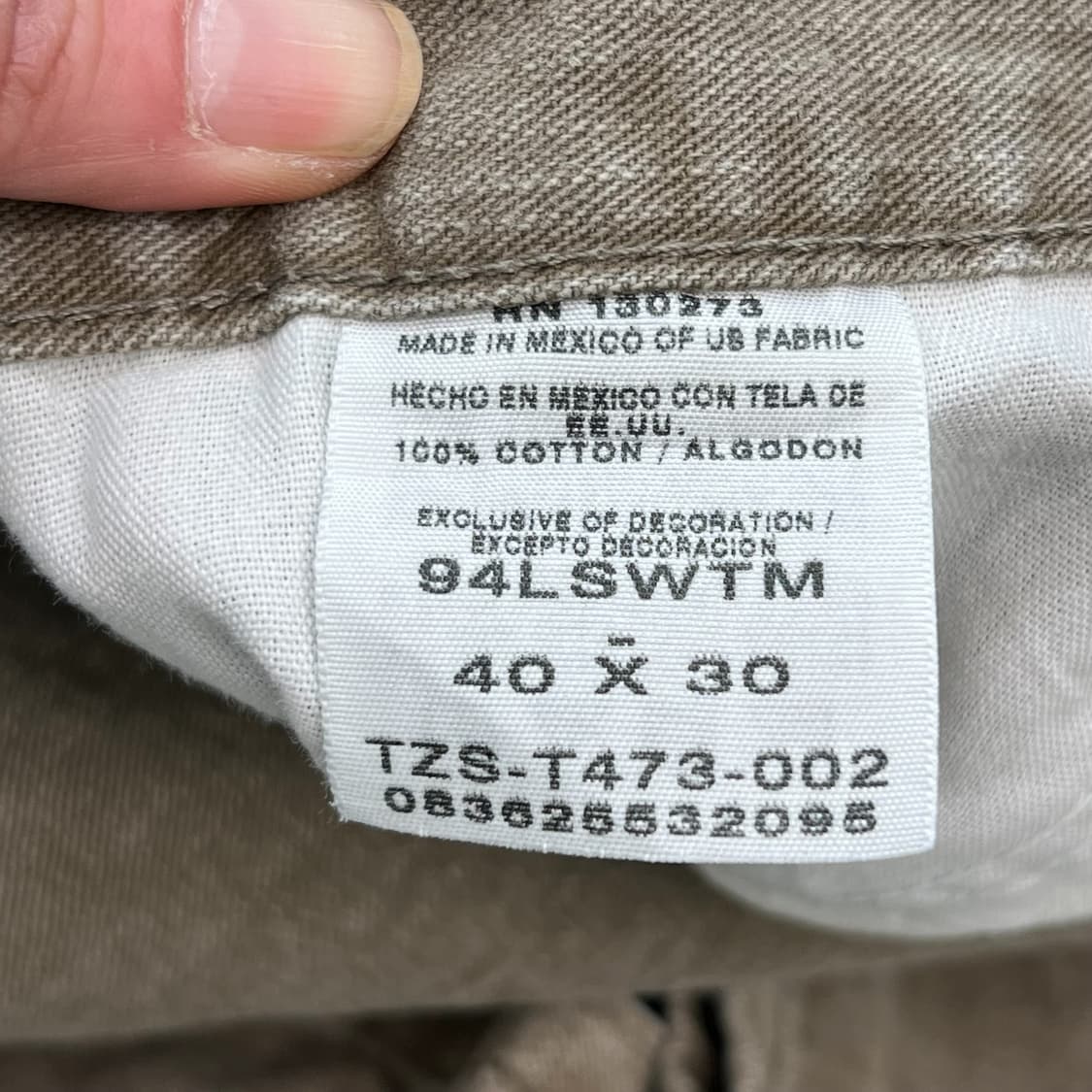 랭글러 카펜터 데님팬츠 r2057 상품이미지6