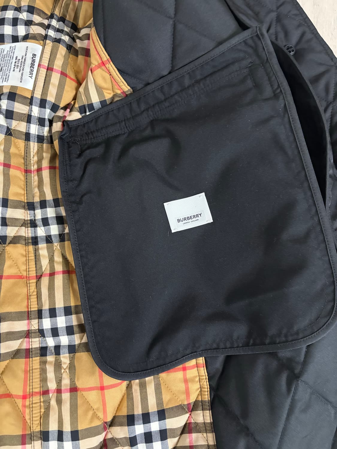 버버리데레햄여성롱퀼팅자켓 상품이미지5