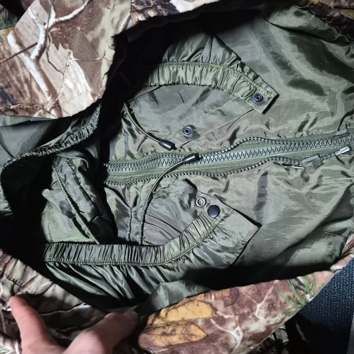 리얼트리 빈티지 히든지퍼 후디드 파카 L 상품이미지5