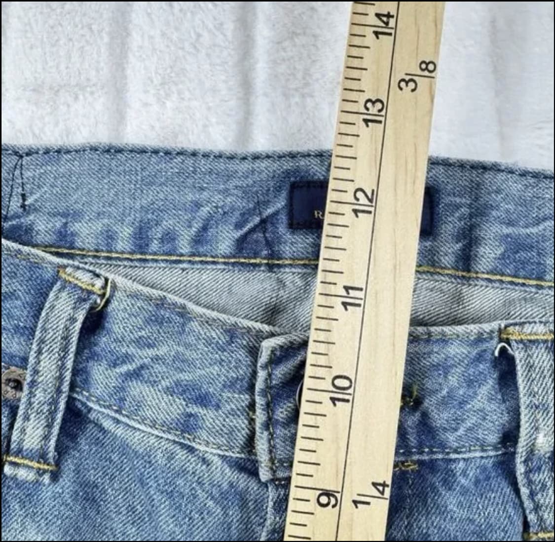 랄프로렌 패치워크 디스트레스 스키클럽 진 33×32 상품이미지8