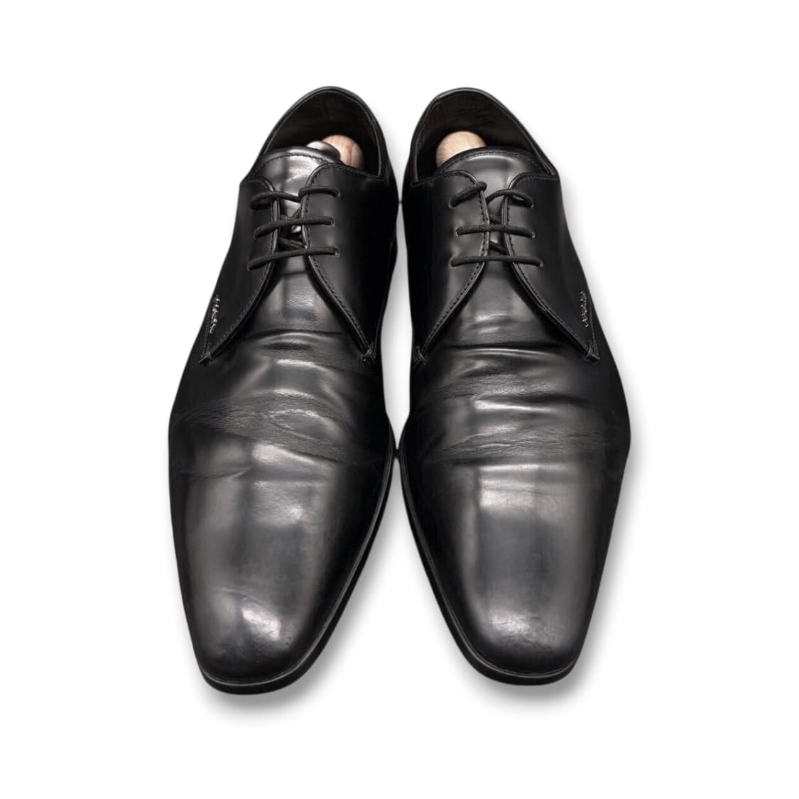 프라다 로고 플레인토 더비슈즈 상품이미지2